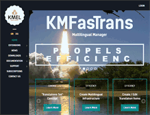 Tablet Screenshot of kmel-joomla-extensions.com